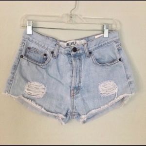 Brandy Melville High Waist Denim Shorts S